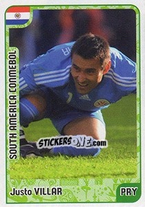 Sticker Justo Villar - Kvalifikacije Za Svetsko Fudbalsko Prvenstvo 2018 n. 989 - G.T.P.R School Shop