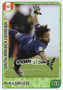 Sticker Pedro Gallese - Kvalifikacije Za Svetsko Fudbalsko Prvenstvo 2018 n. 999 - G.T.P.R School Shop