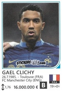 Cromo Gael Clichy - Brazil 2014 n. 155 - Rafo