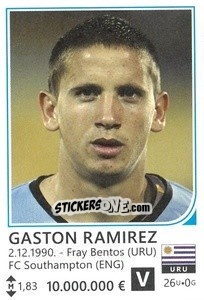 Cromo Gaston Ramirez - Brazil 2014 n. 465 - Rafo