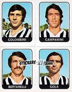 Figurina Colombini / Campanini / Bertarelli / Gola - Calciatori 1972-1973 n. 411 - Panini