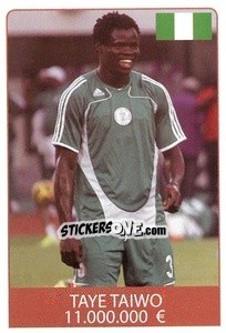 Figurina Taye Taiwo - World Cup 2010 n. 157 - Rafo