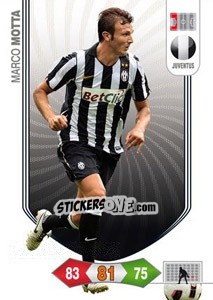 Cromo Marco Motta - Calciatori 2010-2011. Adrenalyn XL n. 143 - Panini