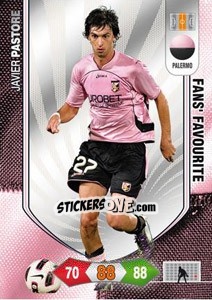 Cromo Javier Pastore - Calciatori 2010-2011. Adrenalyn XL n. 223 - Panini