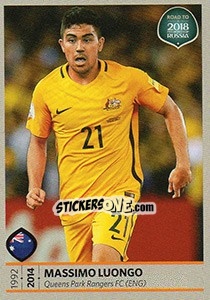 Figurina Massimo Luongo - Road To 2018 Fifa World Cup Russia n. 443 - Panini