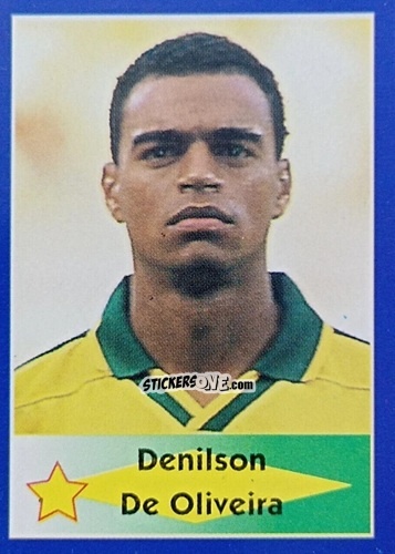 Cromo Denilson De Oliveira - Mundial Francia 1998 n. 13 - Navarrete