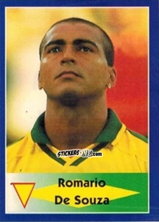 Figurina Romario De Souza - Mundial Francia 1998 n. 20 - Navarrete