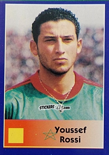 Figurina Youssef Rossi - Mundial Francia 1998 n. 26 - Navarrete