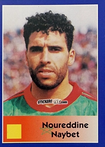 Figurina Noureddine Naybet - Mundial Francia 1998 n. 28 - Navarrete