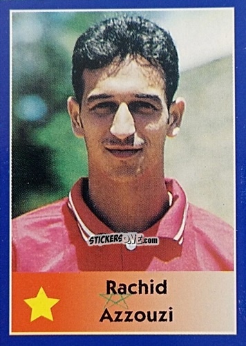 Figurina Rachid Azzouzi - Mundial Francia 1998 n. 32 - Navarrete