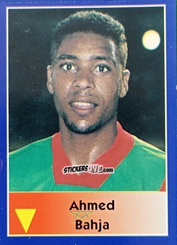 Figurina Ahmed Bahja - Mundial Francia 1998 n. 35 - Navarrete