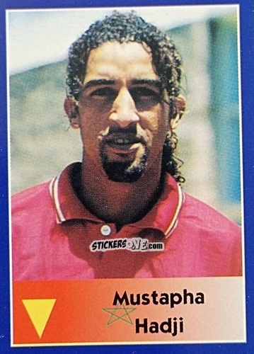 Figurina Mustapha Hadji - Mundial Francia 1998 n. 36 - Navarrete