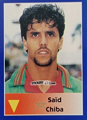 Cromo Said Chiba - Mundial Francia 1998 n. 37 - Navarrete