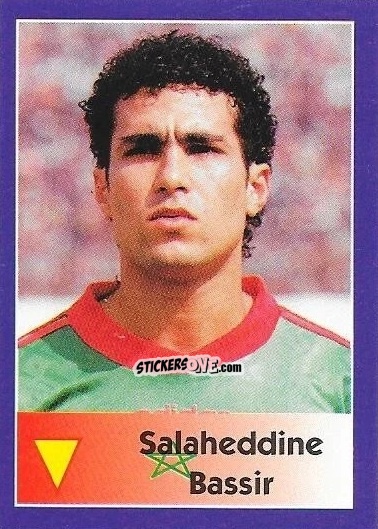 Figurina Salaheddine Bassir - Mundial Francia 1998 n. 38 - Navarrete