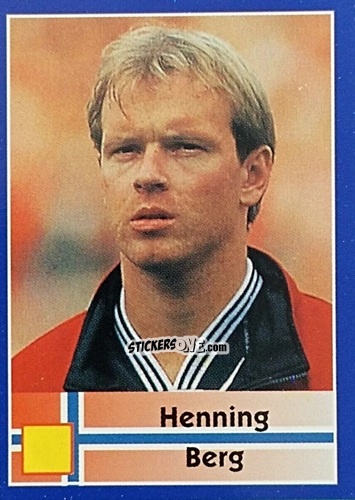 Figurina Henning Berg - Mundial Francia 1998 n. 43 - Navarrete