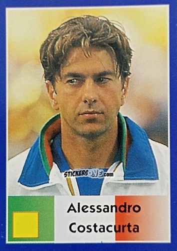 Cromo Alessandro Costacurta - Mundial Francia 1998 n. 76 - Navarrete