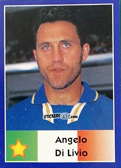 Cromo Angelo Di Livio - Mundial Francia 1998 n. 81 - Navarrete