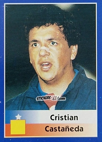 Cromo Cristian Castañeda - Mundial Francia 1998 n. 92 - Navarrete