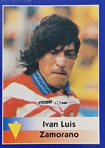 Cromo Ivan Luis Zamorano - Mundial Francia 1998 n. 102 - Navarrete