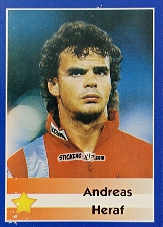 Cromo Andreas Heraf - Mundial Francia 1998 n. 118 - Navarrete