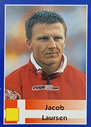 Cromo Jacob Laursen - Mundial Francia 1998 n. 179 - Navarrete