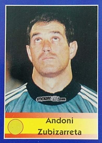 Cromo Andoni Zubizarreta - Mundial Francia 1998 n. 205 - Navarrete