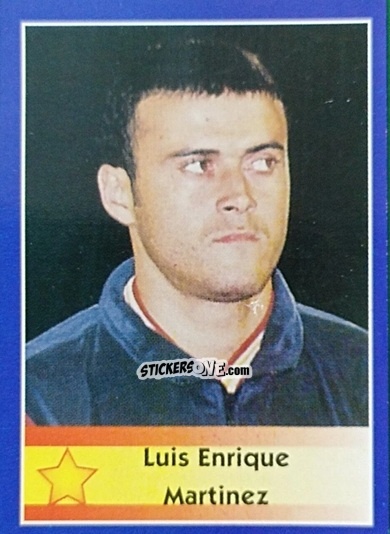 Figurina Luis Enrique Martinez - Mundial Francia 1998 n. 214 - Navarrete