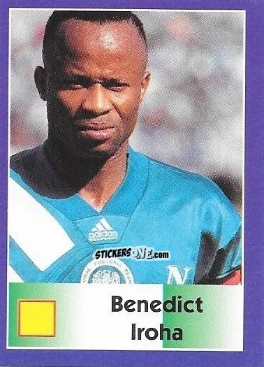 Figurina Benedict Iroha - Mundial Francia 1998 n. 227 - Navarrete
