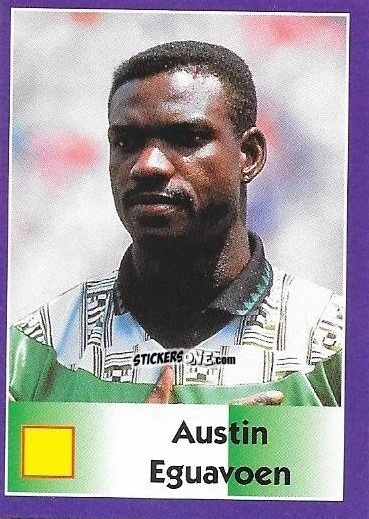 Figurina Austin Eguavoen - Mundial Francia 1998 n. 228 - Navarrete