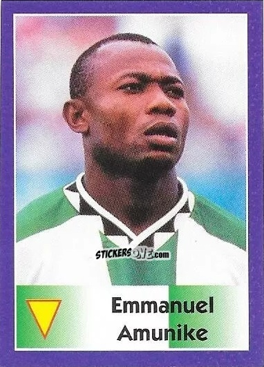 Sticker Emmanuel Amunike - Mundial Francia 1998 n. 235 - Navarrete