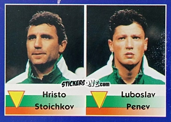 Figurina Hristo Stoichkov / Luboslav Penev - Mundial Francia 1998 n. 263 - Navarrete