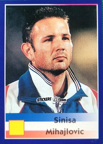 Cromo Sinisa Mihajlovic - Mundial Francia 1998 n. 375 - Navarrete