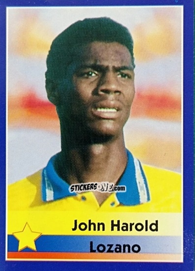 Sticker John Harold Lozano - Mundial Francia 1998 n. 444 - Navarrete