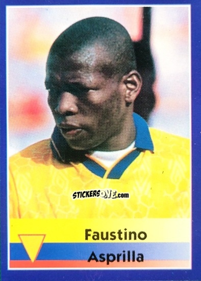 Sticker Faustino Asprilla - Mundial Francia 1998 n. 447 - Navarrete