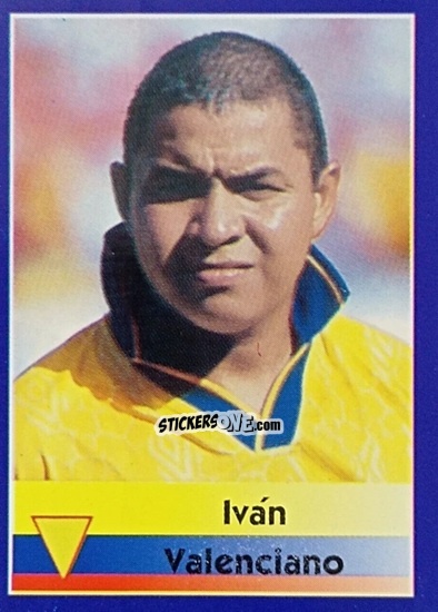 Figurina Ivan Valenciano - Mundial Francia 1998 n. 450 - Navarrete