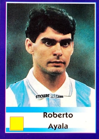 Figurina Roberto Ayala - Mundial Francia 1998 n. 474 - Navarrete