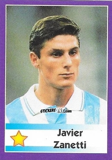 Figurina Javier Zanetti - Mundial Francia 1998 n. 476 - Navarrete