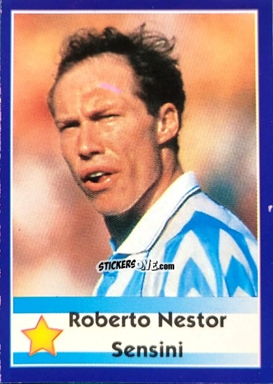 Figurina Roberto Nestor Sensini - Mundial Francia 1998 n. 477 - Navarrete