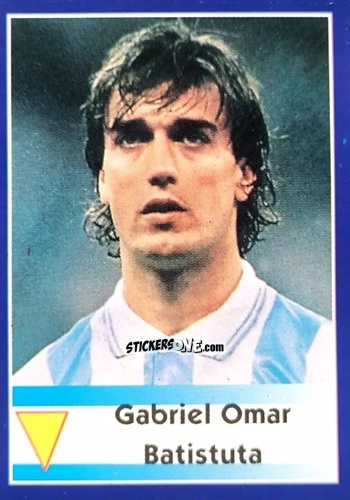 Sticker Gabriel Omar Batistuta - Mundial Francia 1998 n. 482 - Navarrete