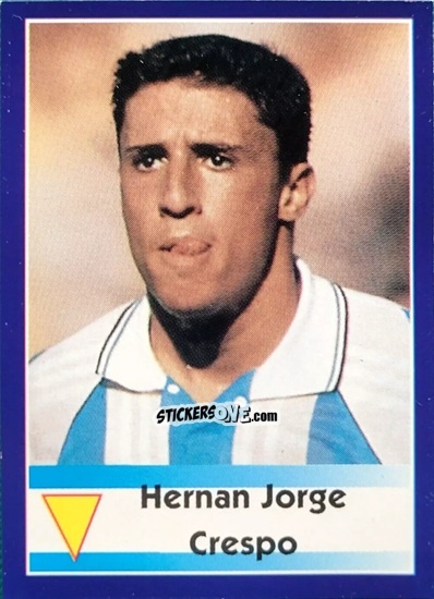 Figurina Hernan Jorge Crespo - Mundial Francia 1998 n. 484 - Navarrete