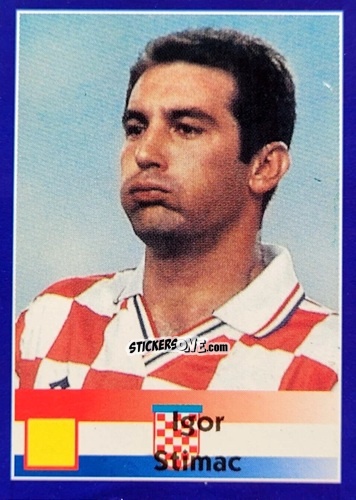 Cromo Igor Stimac - Mundial Francia 1998 n. 507 - Navarrete