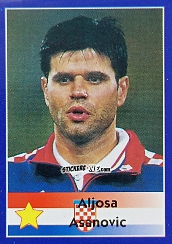 Cromo Aljosa Asanovic - Mundial Francia 1998 n. 510 - Navarrete