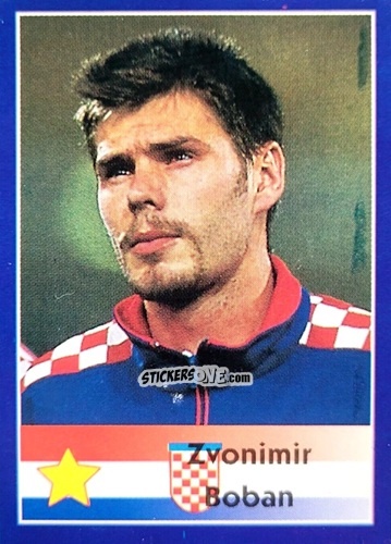 Cromo Zvonimir Boban - Mundial Francia 1998 n. 511 - Navarrete