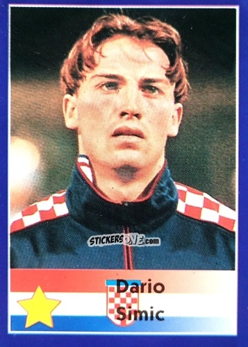 Figurina Dario Simic - Mundial Francia 1998 n. 513 - Navarrete