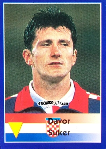 Cromo Davor Suker - Mundial Francia 1998 n. 517 - Navarrete