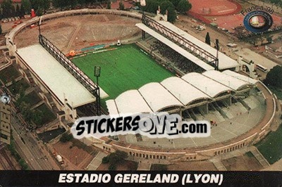 Sticker Estadio Gerland - Los Super Cards del Mundial Francia 1998 n. 147 - LIBERO VM
