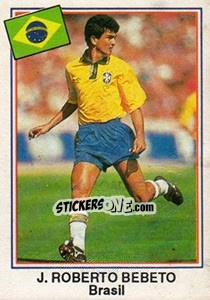Figurina J. Roberto Bebeto (Brasil) - Mundial De Futbol USA 94 n. B8 - Navarrete