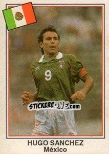 Figurina Hugo Sánchez (Mexico) - Mundial De Futbol USA 94 n. D5 - Navarrete