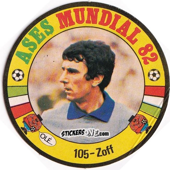Cromo Dino Zoff - Ases Mundiales. España 82 n. 105 - Reyauca