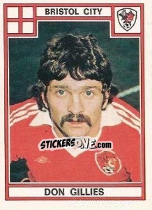 Figurina Don Gillies - UK Football 1977-1978 n. 60 - Panini